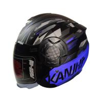 Fr-665 Yazlık Yarım Kask '' Mat Blue''