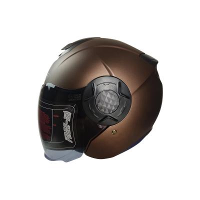 Fr-665 Yazlık Yarım Kask ''Mat Brown''