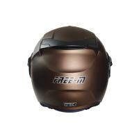 Fr-665 Yazlık Yarım Kask ''Mat Brown''