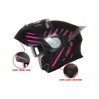 Fr-965 Çene Açılır Kask ''Pink Zebra''