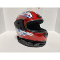 Full Face Kask-İthal-Derili 'Mavi-Kırmızı Desenli''Koli İçeriği 12 Adettir.'