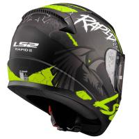 LS2 Rapid 2 Raven Matt Black - Grey - Neon Yellow