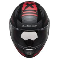 LS2 Rapid 2 Xtreet Mat Black - Red